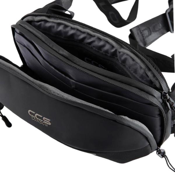 Geanta de talie CCS 31416  / Gray Black /  photo 2 Geanta de talie CCS 31416  / Gray Black /  photo 2