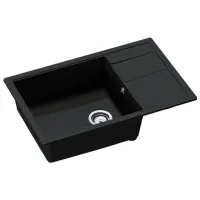 Chiuvetă SanDonna Ines 780 78 x 50 / Piatră artificială / Black