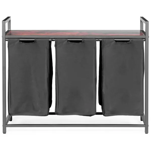 Корзина для белья Modern Home PJJLB0403 114 л / Массив / Черный  photo 1