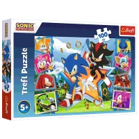 Puzzle Trefl Meet Sonic 5+/ Количество деталей: 100