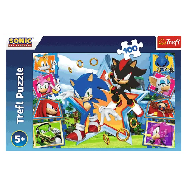 Puzzle Trefl Meet Sonic 5+/ Numărul de piese: 100 photo 3