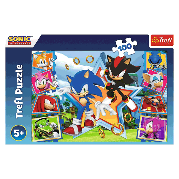 Puzzle Trefl Meet Sonic 5+/ Numărul de piese: 100 photo 3