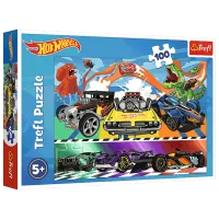 Puzzle Trefl Speeding cars 5+/ Количество деталей: 100