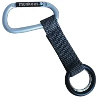 Брелок Munkees Carabiner with Bottle Carrier Алюминий / Серый