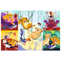 Puzzle Trefl Courageous Lion King 5+/ Numărul de piese: 100 photo 2
