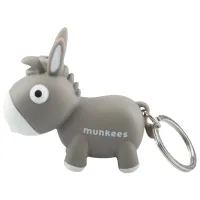 Брелок Munkees Donkey LED Light & Sound Пластик / Серый