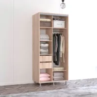 Dulap Mobildor-Lux Aron K 140 x 60 x 230 / PAL / Stejar Sonoma photo 2