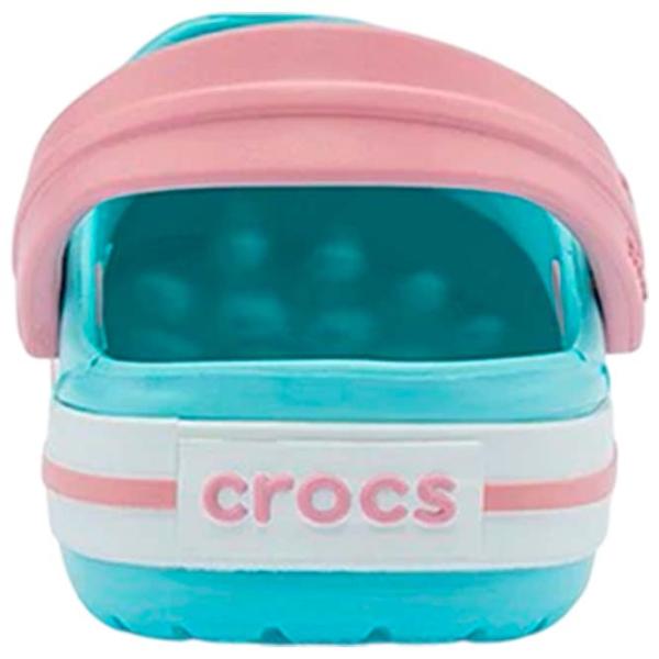 Сабо для девочек Crocs Crocband Clog K Синий - Белый photo 5