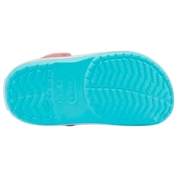 Сабо для девочек Crocs Crocband Clog K Синий - Белый photo 6