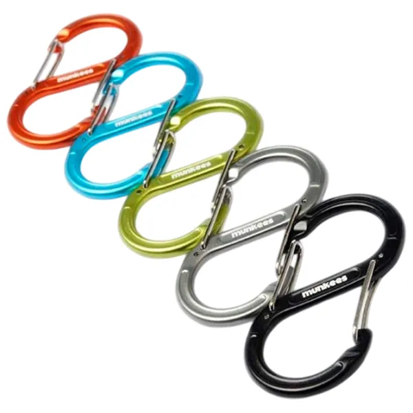 Breloc Munkees Forged S-shaped Carabiner Aluminiu / Multicolor photo 2 Breloc Munkees Forged S-shaped Carabiner Aluminiu / Multicolor photo 2