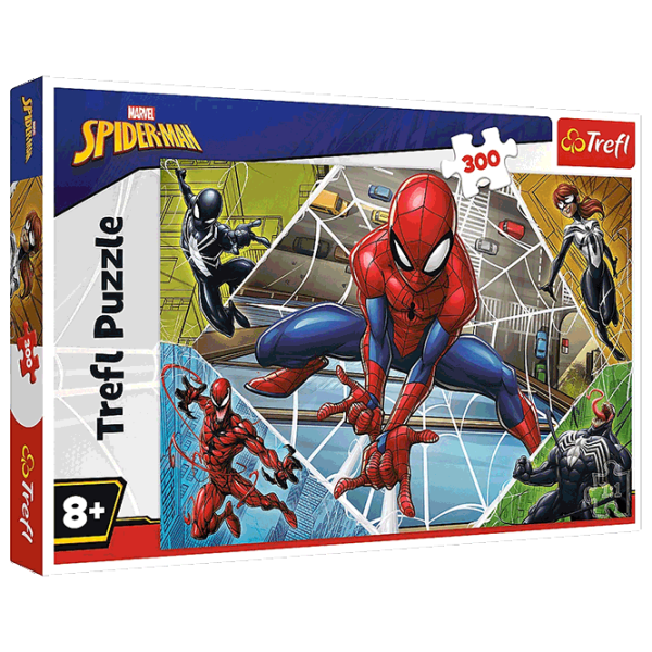 Puzzle Trefl Brilliant Spiderman 8+/ Numărul de piese: 300 photo 1 Puzzle Trefl Brilliant Spiderman 8+/ Numărul de piese: 300 photo 1