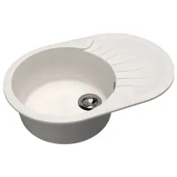 Chiuvetă Dr.Gans Berta 760 76 x 51 / Piatră artificială / White