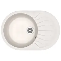 Кухонная мойка Dr.Gans Набор Berta 760 + F7073 76 x 51 / Искусственный камень / Белый photo 2