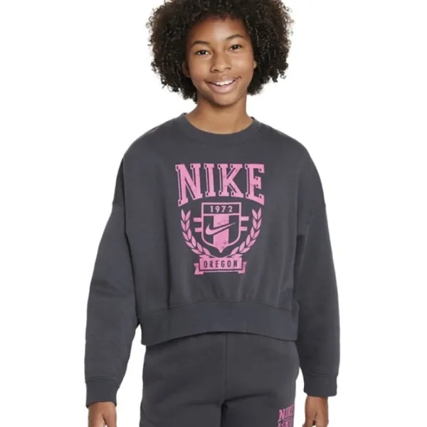 Толстовка для девочек Nike NKFZ4722060  XL / Серый photo 1 Толстовка для девочек Nike NKFZ4722060  XL / Серый photo 1