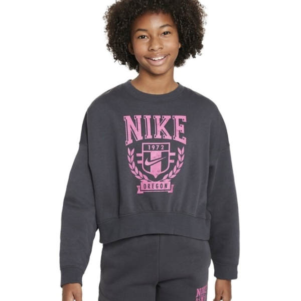 Толстовка для девочек Nike NKFZ4722060  XS / Серый photo 1