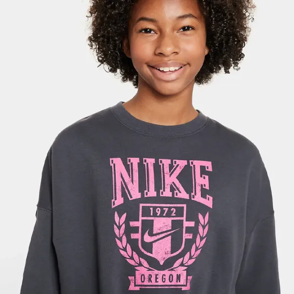 Толстовка для девочек Nike NKFZ4722060  XS / Серый photo 4