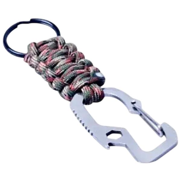 Breloc Munkees Paracord keychain Poliester / Silver photo 1 Breloc Munkees Paracord keychain Poliester / Silver photo 1