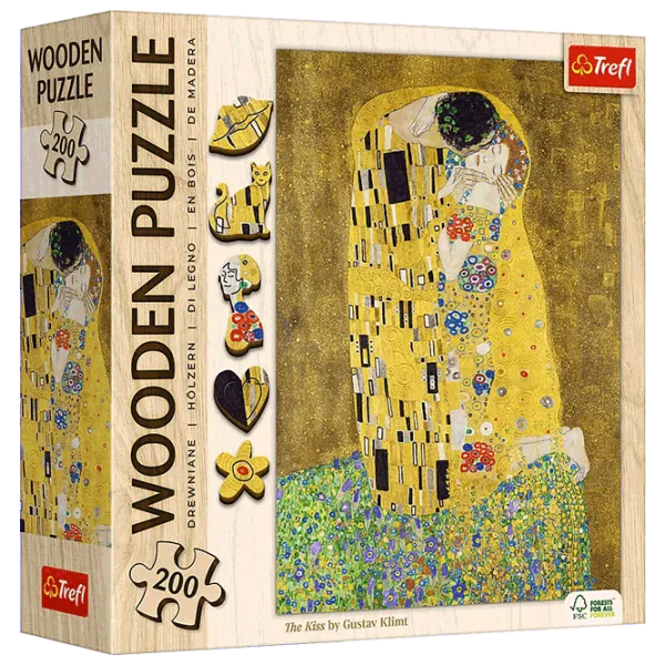 Puzzle Trefl The Kiss 9+/ Numărul de piese: 200 photo 2 Puzzle Trefl The Kiss 9+/ Numărul de piese: 200 photo 2