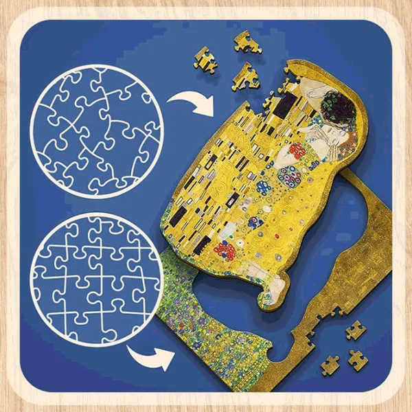 Puzzle Trefl The Kiss 9+/ Numărul de piese: 200 photo 4 Puzzle Trefl The Kiss 9+/ Numărul de piese: 200 photo 4