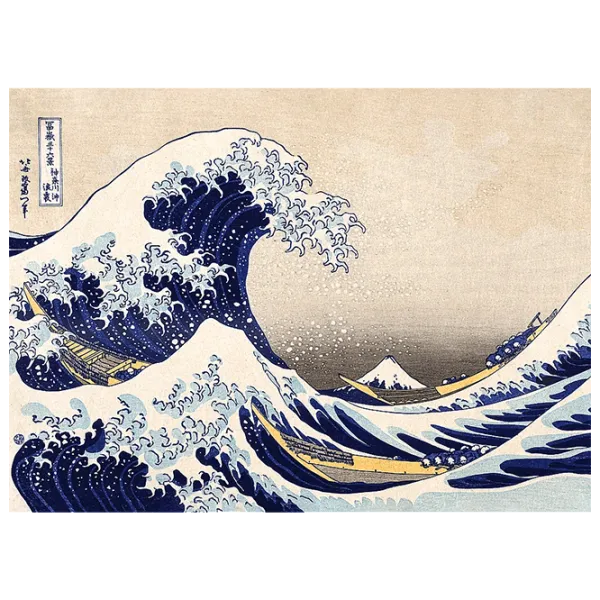 Puzzle Trefl The Great Wave off Kanagawa 9+/ Количество деталей: 200 photo 2 Puzzle Trefl The Great Wave off Kanagawa 9+/ Количество деталей: 200 photo 2