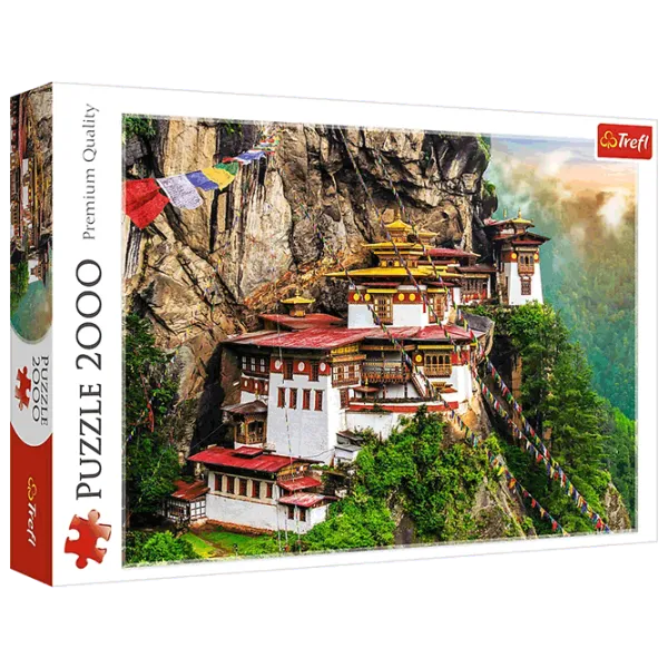 Puzzle Trefl Tiger's Nest Bhutan 15+/ Numărul de piese: 2000 photo 1