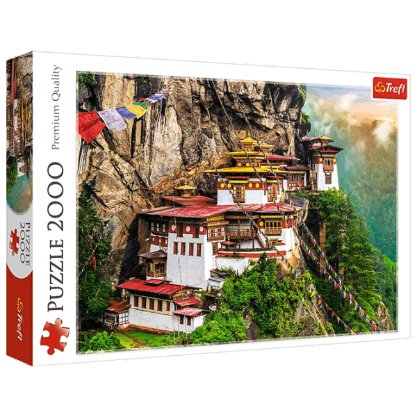 Puzzle Trefl Tiger's Nest Bhutan 15+/ Numărul de piese: 2000 photo 1
