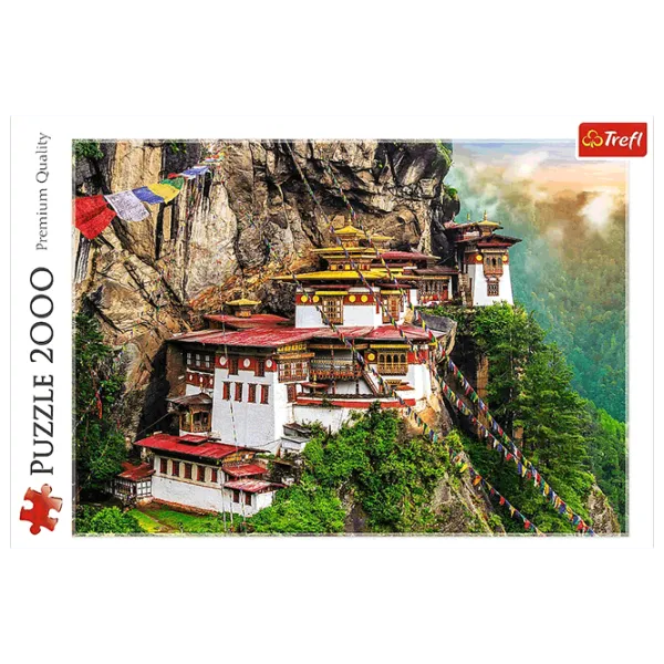 Puzzle Trefl Tiger's Nest Bhutan 15+/ Numărul de piese: 2000 photo 2