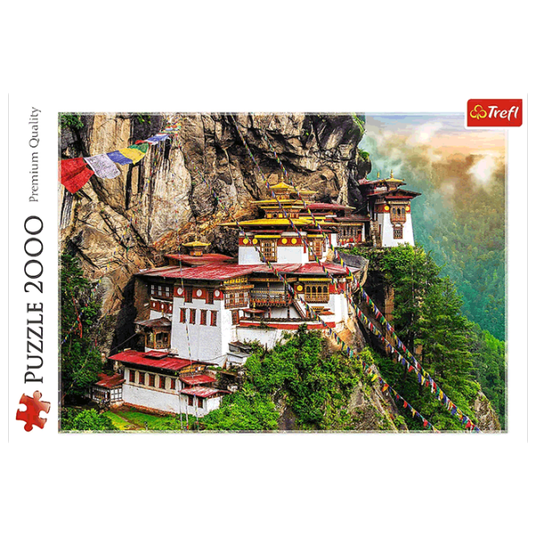 Puzzle Trefl Tiger's Nest Bhutan 15+/ Numărul de piese: 2000 photo 2