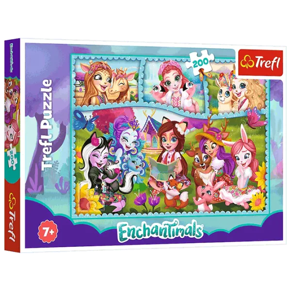 Puzzle Trefl Mattel Enchantimals 7+/ Количество деталей: 200 photo 1