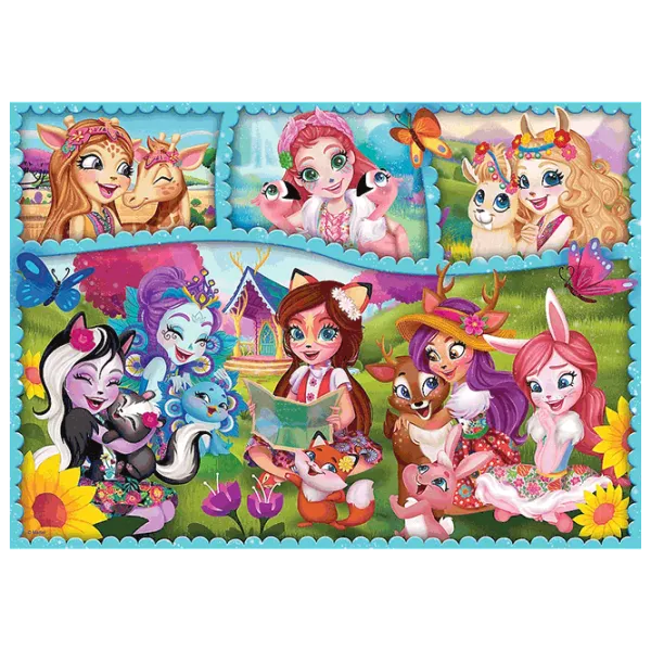 Puzzle Trefl Mattel Enchantimals 7+/ Количество деталей: 200 photo 2