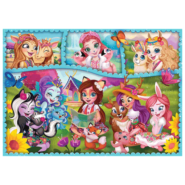 Puzzle Trefl Mattel Enchantimals 7+/ Количество деталей: 200 photo 2