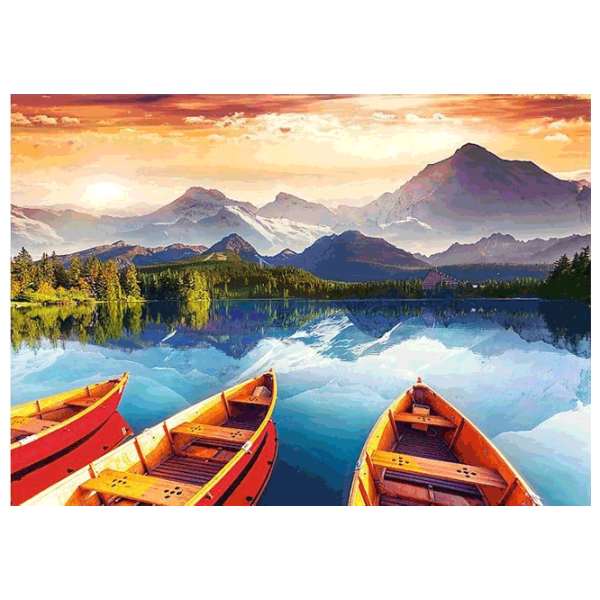 Puzzle Trefl Crystal lake 15+/ Numărul de piese: 2000 photo 2 Puzzle Trefl Crystal lake 15+/ Numărul de piese: 2000 photo 2