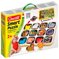 Настольная игра Quercetti 230 SMART PUZZLE Farm 1.5+/ Развитие