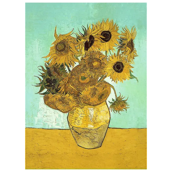 Puzzle Trefl Sunflowers - Vincent van Gogh 9+/ Numărul de piese: 200 photo 2 Puzzle Trefl Sunflowers - Vincent van Gogh 9+/ Numărul de piese: 200 photo 2