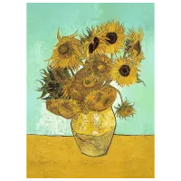 Puzzle Trefl Sunflowers - Vincent van Gogh 9+/ Numărul de piese: 200 photo 2