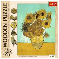Puzzle Trefl Sunflowers - Vincent van Gogh 9+/ Numărul de piese: 200 photo 3