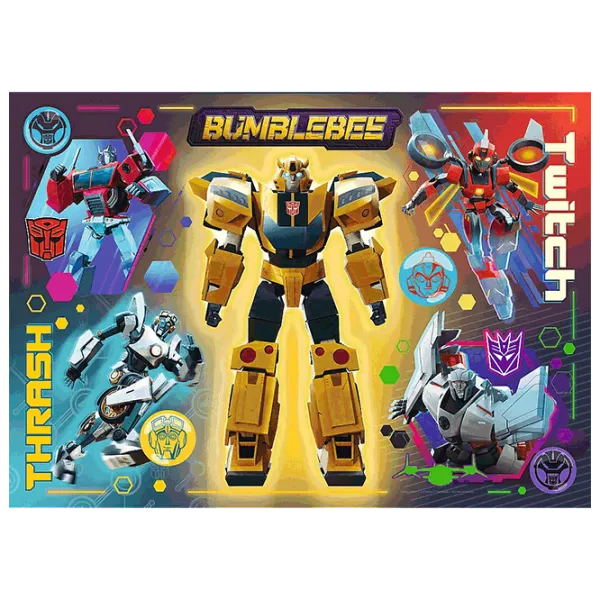 Puzzle Trefl Transformers 7+/ Количество деталей: 200 photo 2