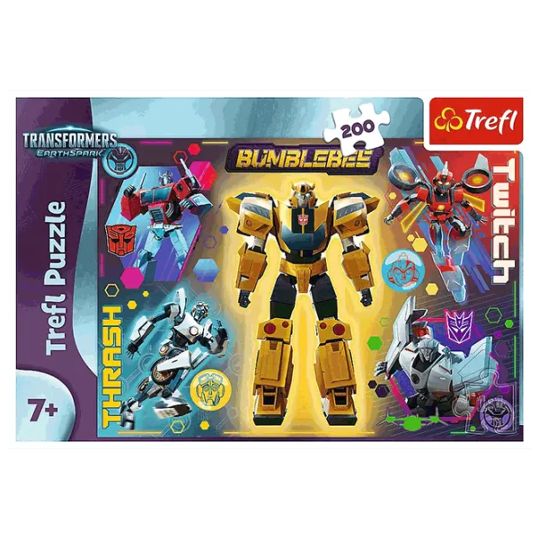 Puzzle Trefl Transformers 7+/ Количество деталей: 200 photo 3
