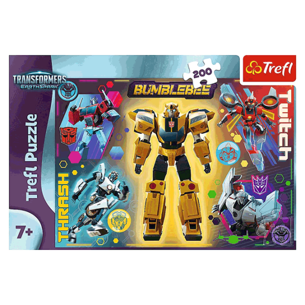 Puzzle Trefl Transformers 7+/ Количество деталей: 200 photo 3