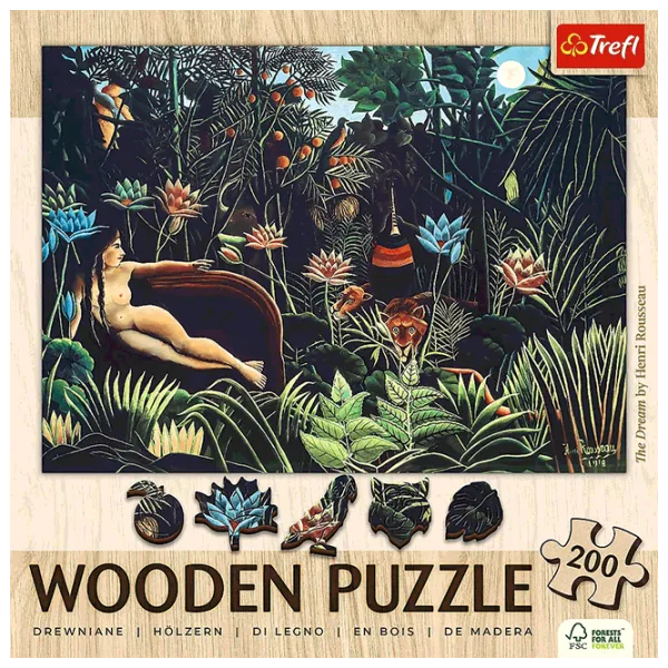 Puzzle Trefl The Dream - Henri Rousseau 9+/ Numărul de piese: 200 photo 2 Puzzle Trefl The Dream - Henri Rousseau 9+/ Numărul de piese: 200 photo 2