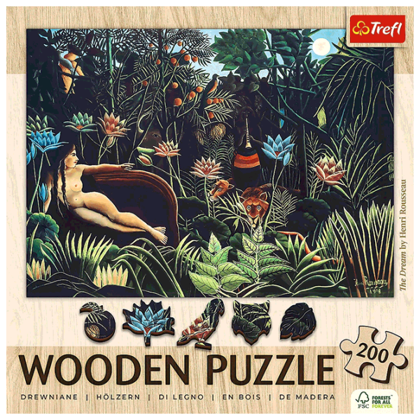 Puzzle Trefl The Dream - Henri Rousseau 9+/ Numărul de piese: 200 photo 2 Puzzle Trefl The Dream - Henri Rousseau 9+/ Numărul de piese: 200 photo 2