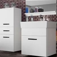 Seturi mobilă de baie Belini 2 KOR M 2/1 PAL / White photo 3