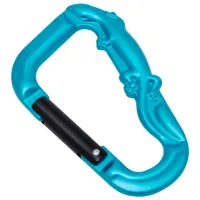 Брелок Munkees Carabiner 3D Lizard Алюминий / Синий