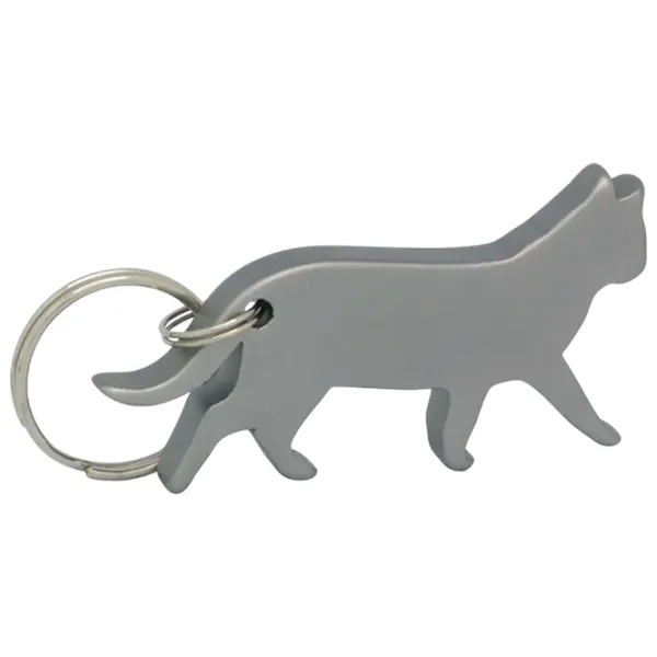 Breloc Munkees Bottle Opener Cat Aluminiu / Gray photo 1 Breloc Munkees Bottle Opener Cat Aluminiu / Gray photo 1