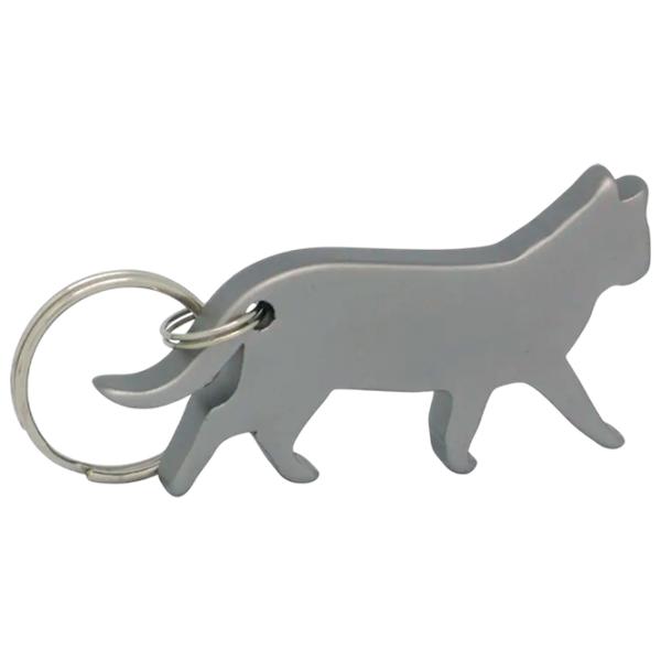 Breloc Munkees Bottle Opener Cat Aluminiu / Gray photo 1 Breloc Munkees Bottle Opener Cat Aluminiu / Gray photo 1