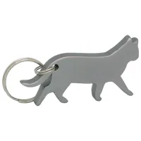 Брелок Munkees Bottle Opener Cat Алюминий / Серый