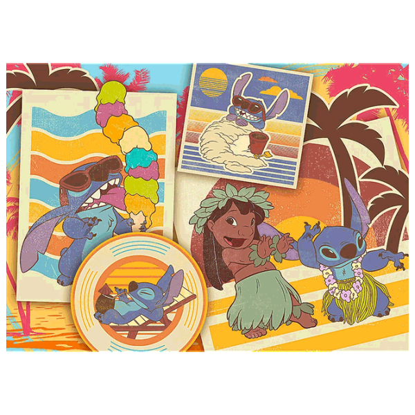 Puzzle Trefl The musicial world of Lilo&Stitch 7+/ Numărul de piese: 200 photo 2