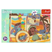 Puzzle Trefl The musicial world of Lilo&Stitch 7+/ Numărul de piese: 200 photo 3