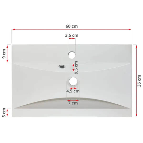 Наборы мебели для ванной комнаты Bratex 5498209 ЛДСП / White photo 6