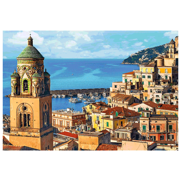Puzzle Trefl Amalfi, Italy 12+/ Numărul de piese: 1500 photo 2 Puzzle Trefl Amalfi, Italy 12+/ Numărul de piese: 1500 photo 2